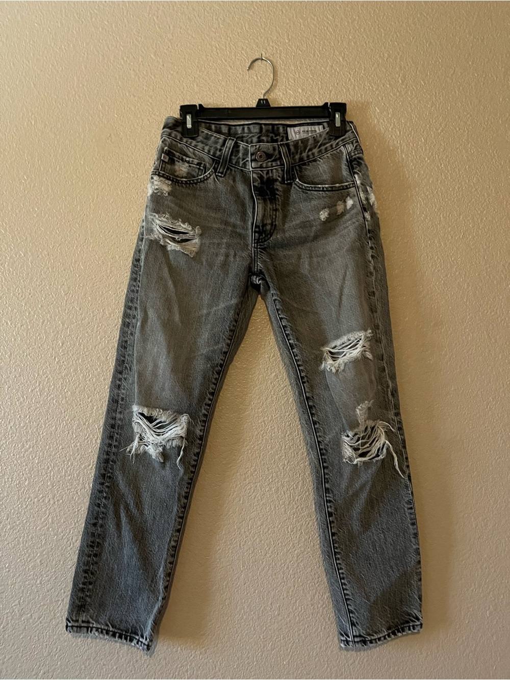 AG-ed (Adriano Goldschmied) Denim. Vintage look/feel.distressed. Very soft.NWOT